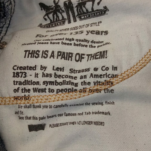 Levi's 504 jeans - lightly worn 40x32 - Picture 4 of 5